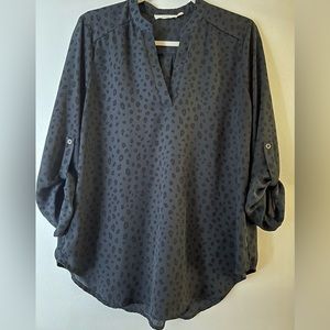 The Lush Warren Split Neck Blouse